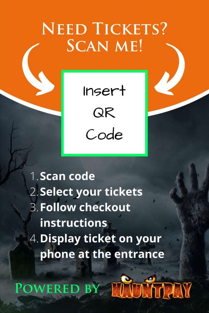 HauntPay Buy Tickets Poster